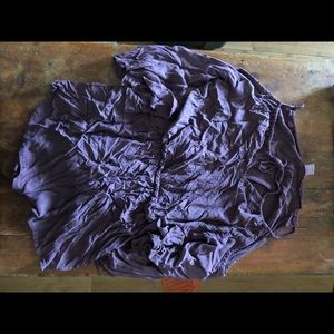 Purple casual romper